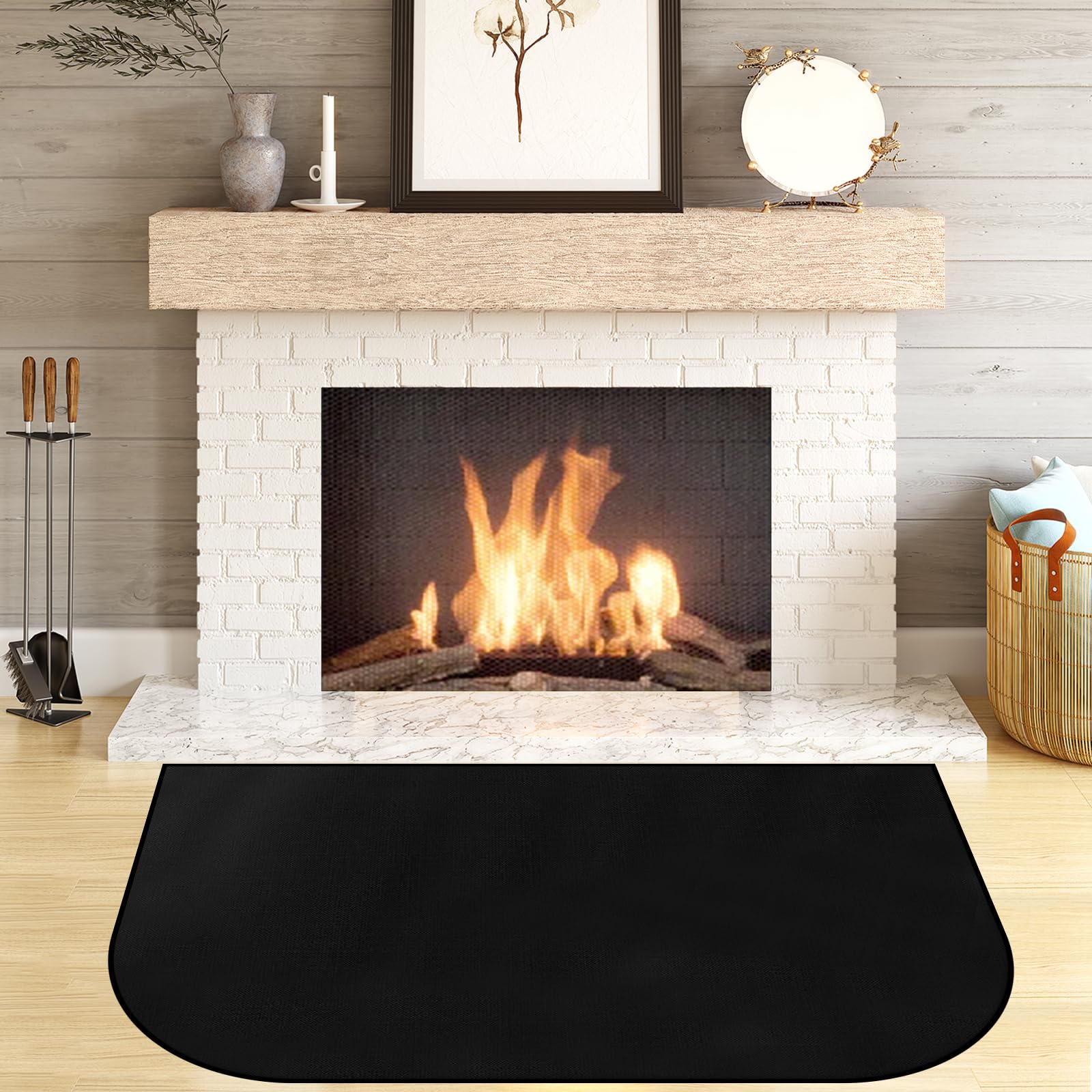 Amazon.com: Fireproof Hearth Mat - D Shape, 36